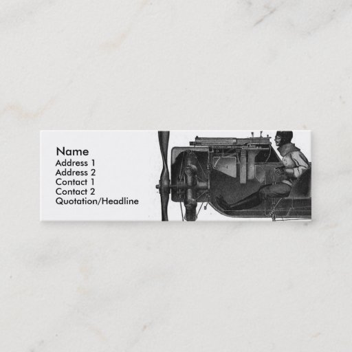 Customizable Airline Industry Business Card