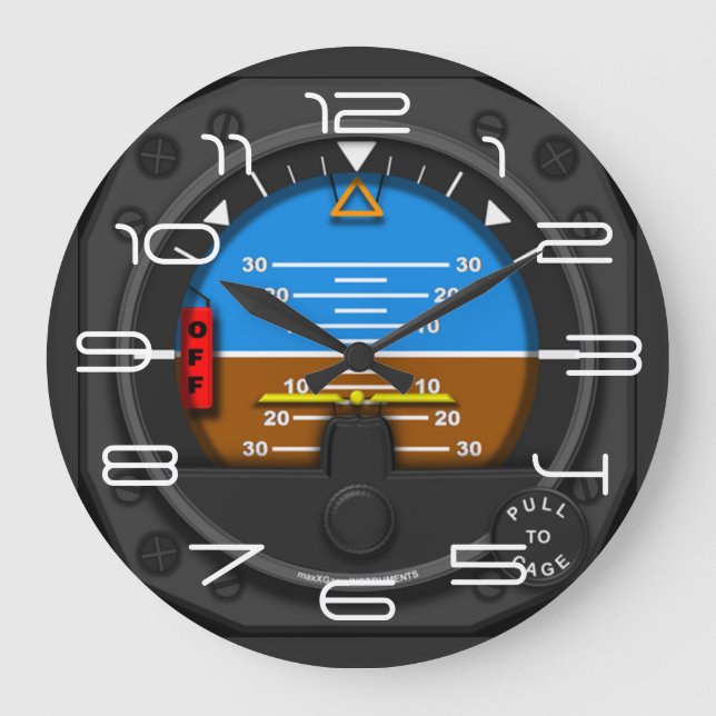Airline pilot large clock (Front)