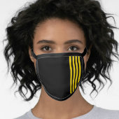 Airline Pilot Stripes Bars Face Mask (Worn Her)