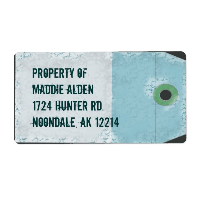 Airline Style Tag (Front)