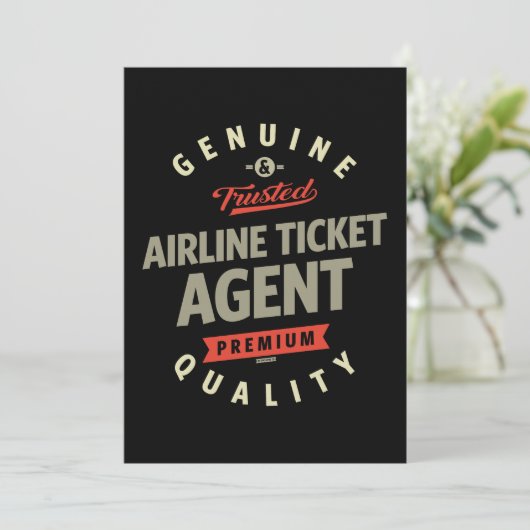 Airline Ticket Agent (Standing Front)