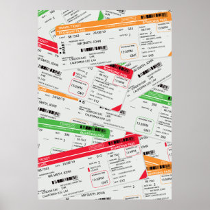 Airliner tickets poster