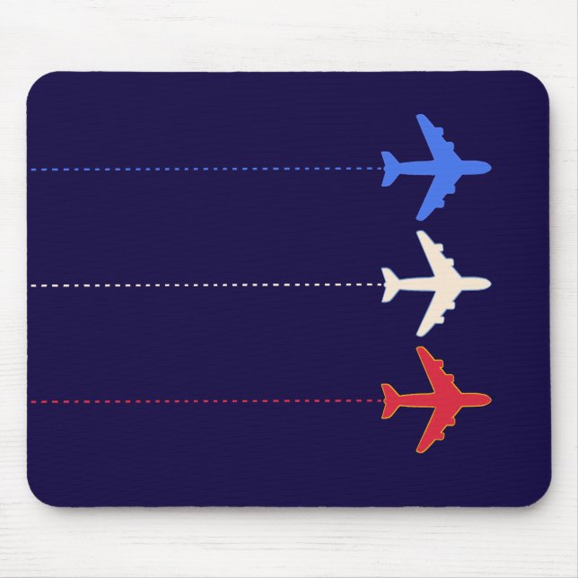 airlines airplanes mouse pad (Front)