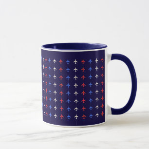 airlines airplanes mug