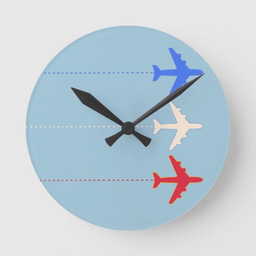 airlines airplanes round clock