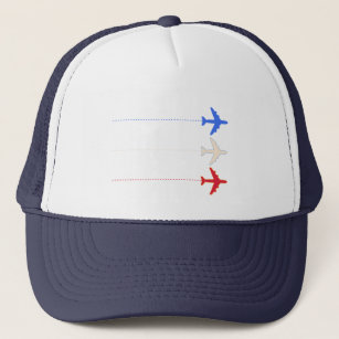 airlines airplanes trucker hat
