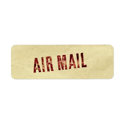 Airmail Antique Scrapbook Ideas Retro Fun Label