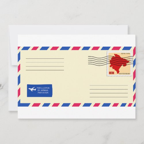 Airmail Envelope Invitations