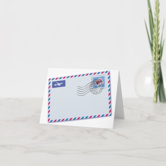 Airmail Envelope Note Cards (Front)