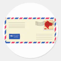 Airmail Envelope Stickers