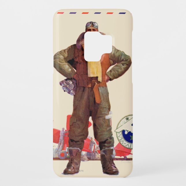 Airmail Pilot Case-Mate Samsung Galaxy Case (Back)