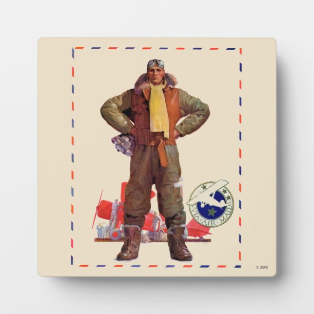 Airmail Pilot Plaque (Front)