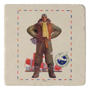 Airmail Pilot Trivet