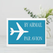 Airmail sticker effect (Standing Front)
