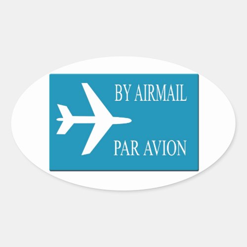 Airmail sticker effect