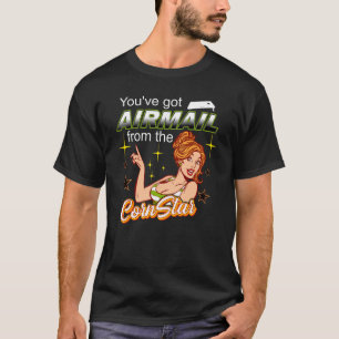 Airmail Toss Like a Boss Cornstar T-Shirt