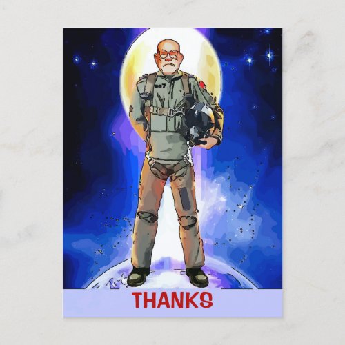 Airman Style Poster Card
