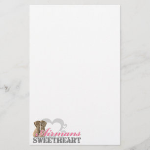 Airmans Sweetheart Stationery