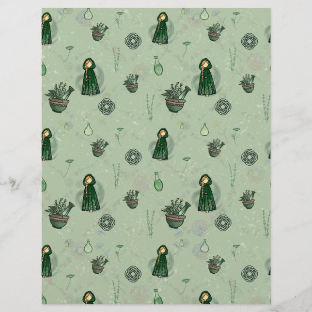 Airmid, Celtic Goddess of Healing (Front)