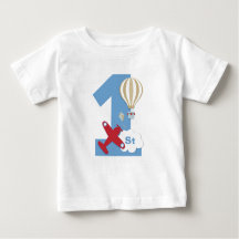 Airplane 1st birthday shirt