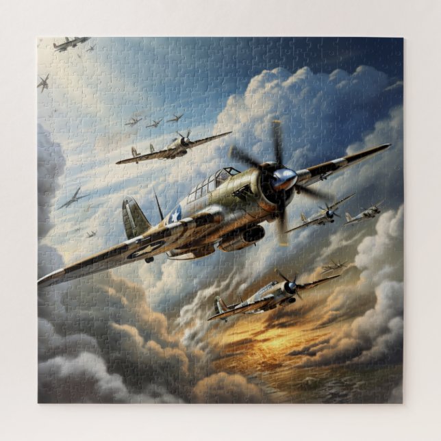Airplane-3 Series Puzzle (Vertical)
