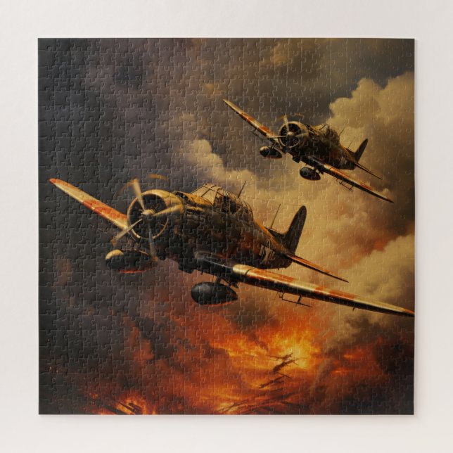 Airplane-4 Series Puzzle (Vertical)