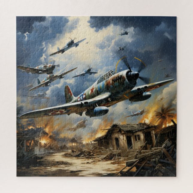 Airplane-6 Series Puzzle (Vertical)