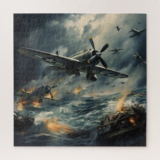 Airplane-9 Series Puzzle (Vertical)