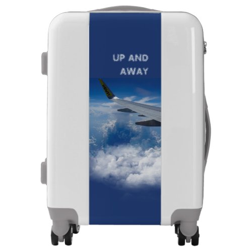 Airplane above the Clouds customizable Luggage