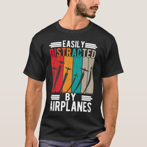 Airplane addicted Funny RC Aircraft Pilot T_Shirt