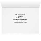 Airplane Adoption Day Gift Cards (Inside Horizontal (Bottom))