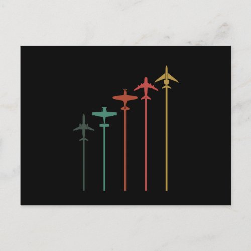 Airplane Aircraft Jet Mechanic Aviator Aircraft Fl Postcard