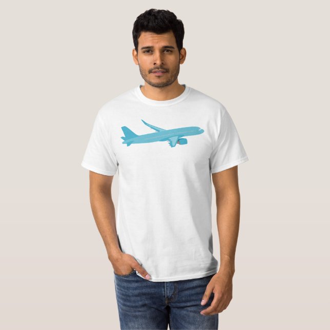 Airplane, aircraft, plane, a320, airbus T-Shirt (Front Full)