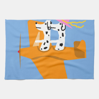 Airplane and Dalmatians Towel
