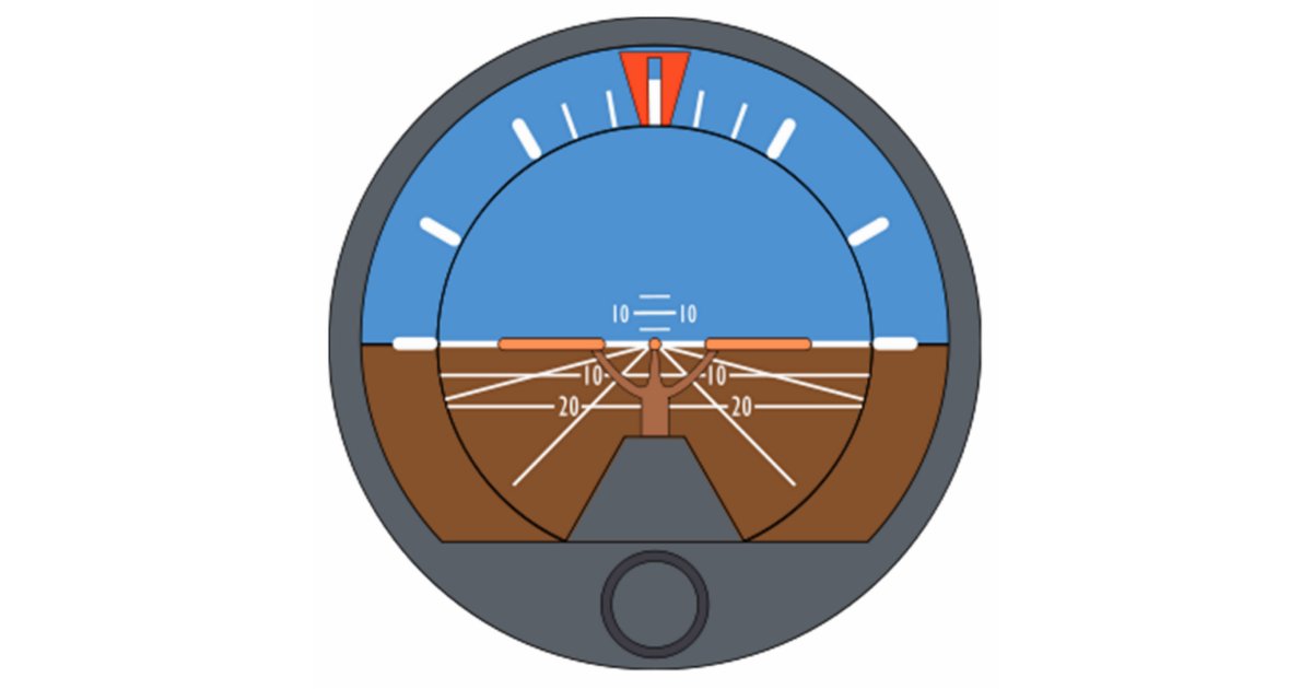 Airplane Attitude Indicator Cutout | Zazzle