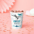 Airplane Aviation Any Age Birthday Party Paper Cups | Zazzle