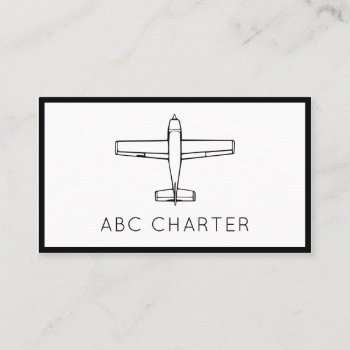 Airplane Aviation Business Card by istanbuldesign at Zazzle