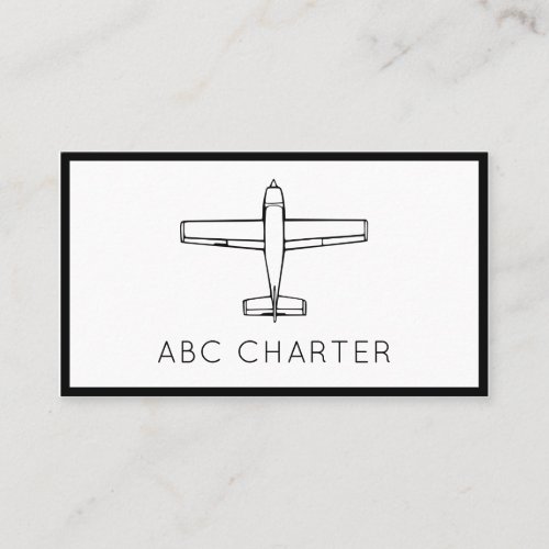 Airplane Aviation Business Card