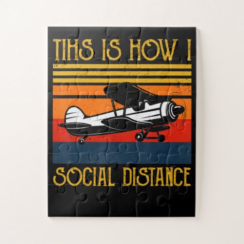 Airplane Aviation Pilot Funny This Is How Social Jigsaw Puzzle