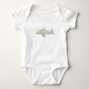 airplane baby bodysuit