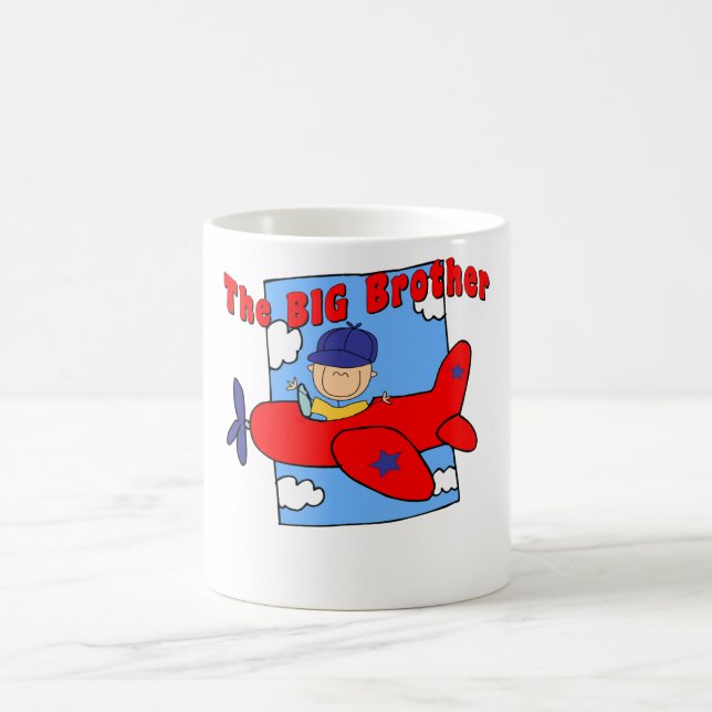 Airplane Big Brother Pilot Coffee Mug (Center)