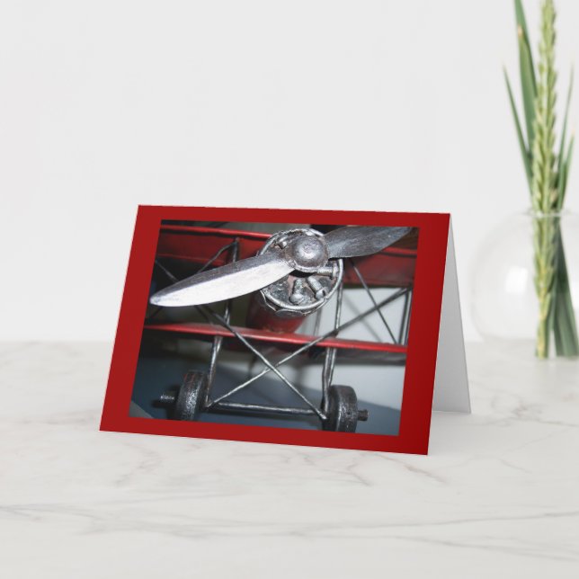 Airplane Birthday Card (Front)