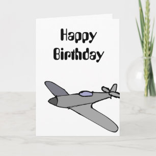 Airplane Birthday Card