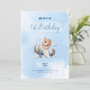 Airplane Birthday Invitation