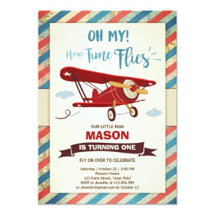 airplane invitations zazzle
