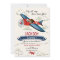 Airplane Birthday Invitation Vintage Time Flies