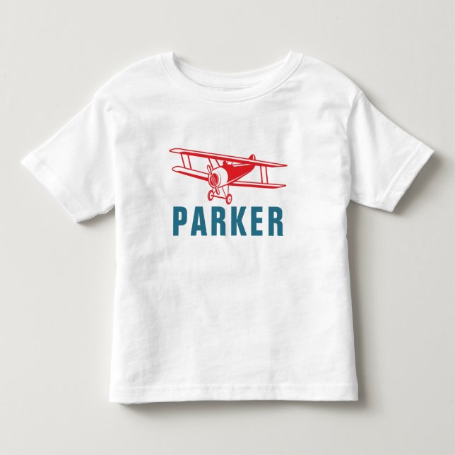 Airplane Birthday Party Toddler T-shirt (Front)