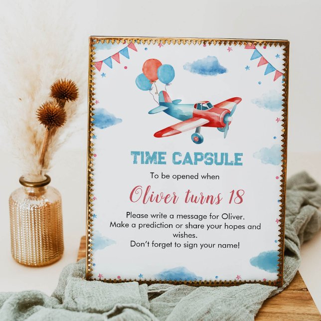 Airplane Birthday Time Capsule Poster (Creator Uploaded)