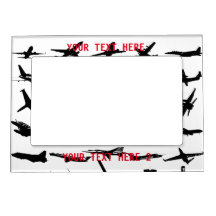 Airplane Black Silhouettes-