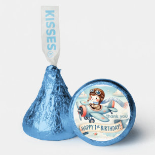 Airplane Boy 1st Birthday Party Hershey®'s Kisses®